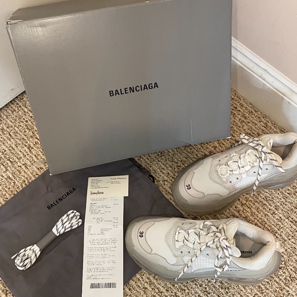 Balenciaga Men BALENCIAGA Triple S Clear Sole